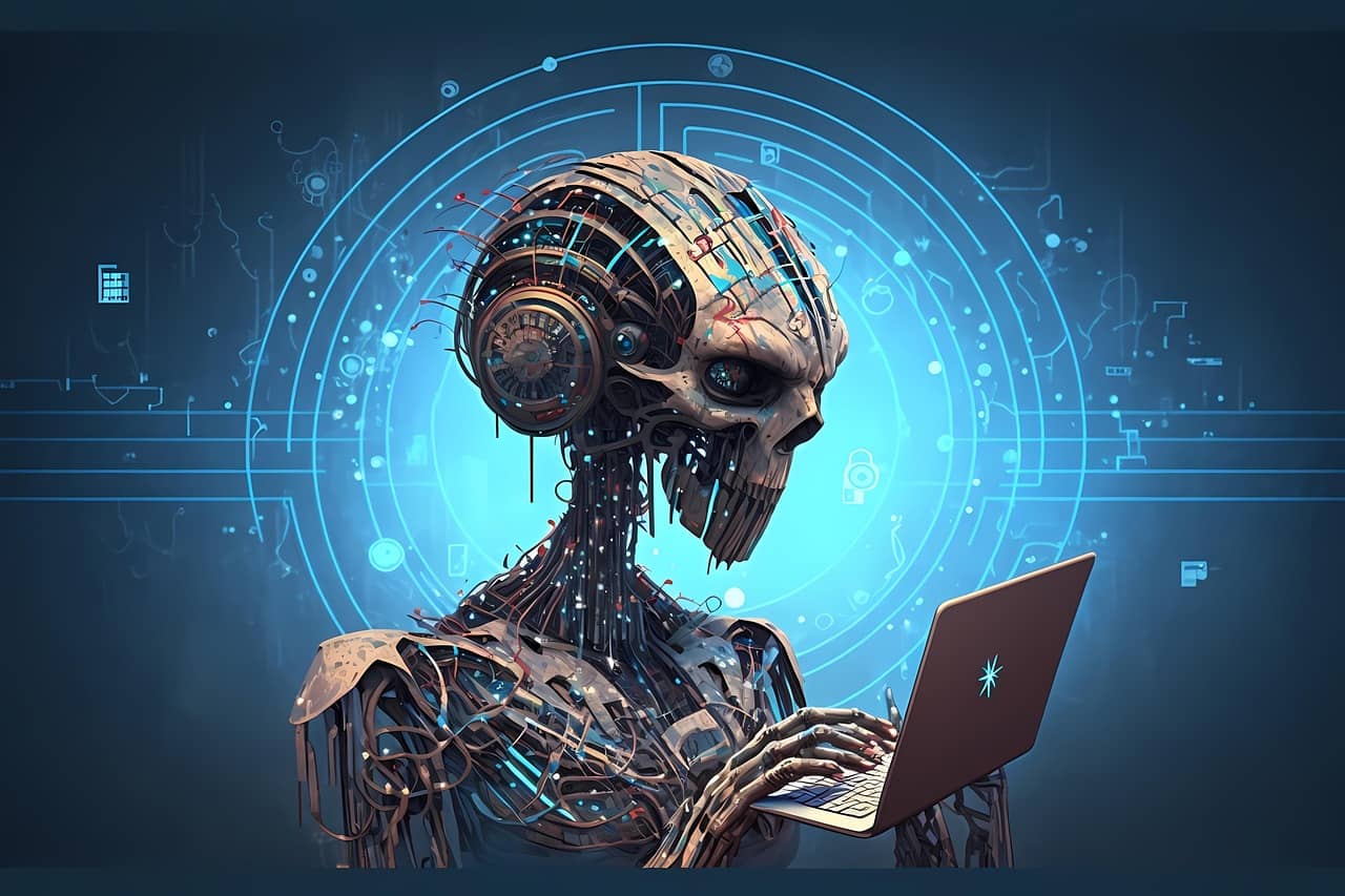 A Machine Learning in Data Recovery looking at laptop
