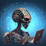 A Machine Learning in Data Recovery looking at laptop