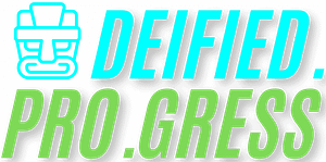a green and blue text on a black background